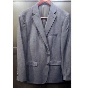 Calvin Klein Slim fit Charcoal/Blue Sport Jacket 48R